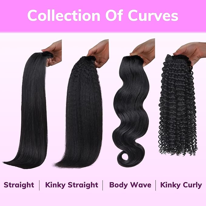 IDN BEAUTY Clip In Hair Extensions Real Human Hair, Body Wave 24 Inch 120g 7pcs Natural Black Remy Virgin Human Hair Clip Ins Real Human Hair Black Women Body Wave Clip Ins Human Hair Thick