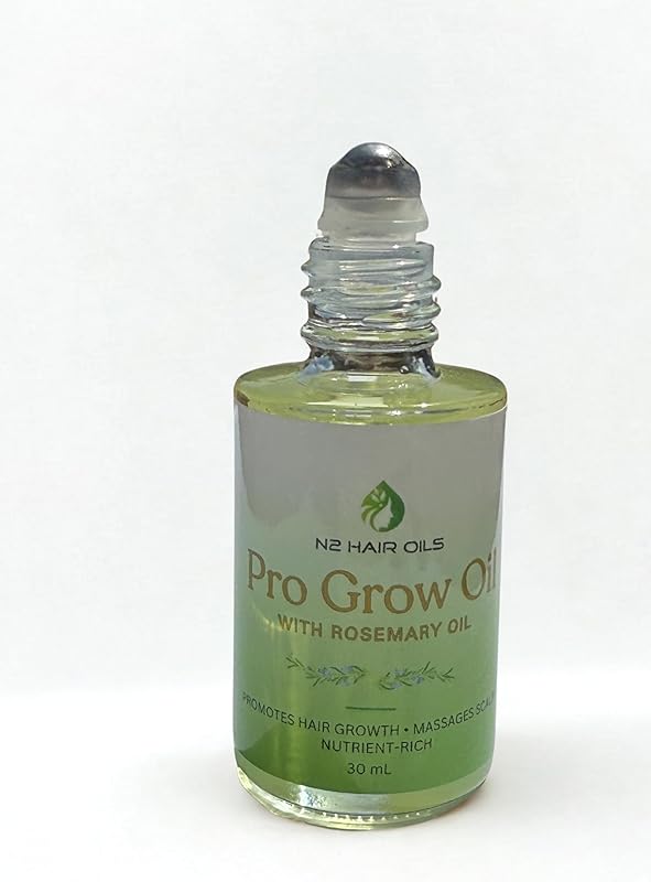 Hair Growth Oil, Scalp Treatment, Scalp Massage Oil, 100% Natural Oils, Essential Oil Blend, Nutrient-Rich, Roll On (1 fl oz)