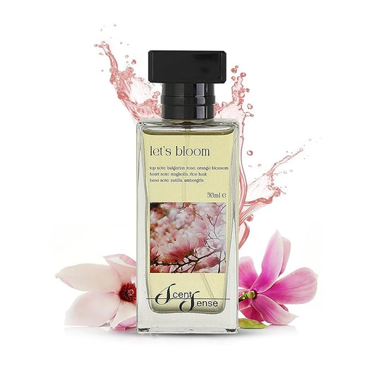 Let's Bloom Perfume Unisex 50ML (1.7 Fl.oz) I Eau De Parfum Inspired by: Creed's Silver Water Type | Long Lasting Perfume for women & men I