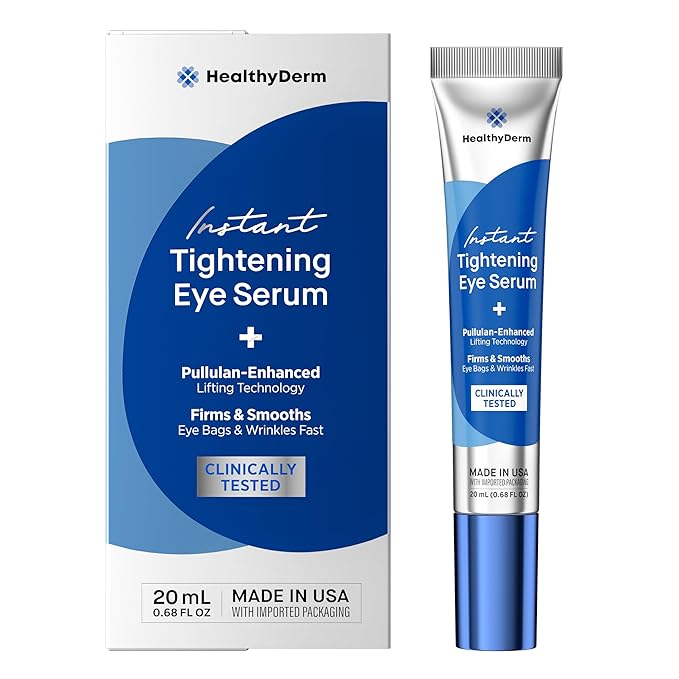 Instant Under Eye Lift Serum - Reduces Eye Bags, Wrinkles, Puffy Eyes, Dark Circles & Crow’s Feet in Minutes - Advanced Firming Polysaccharide Formula for Mature Skin - 20 mL