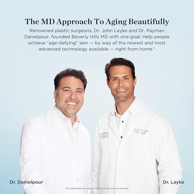 Beverly Hills MD Rapid-Lift Advanced Neck Serum- Reduce Wrinkles & Tone Skin- Anti-Aging Formula for Lifting and Smoothing Sagging Skin on Neck, Chin, & Chest w/Polyphenols (Old Formula)