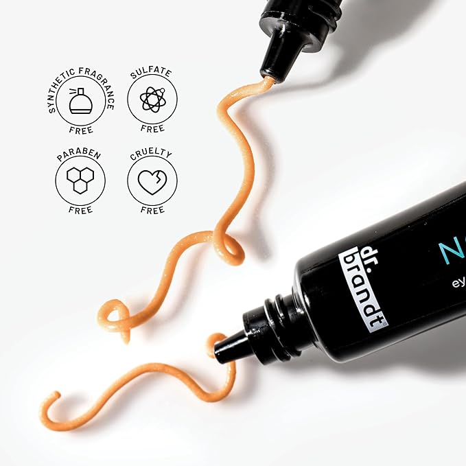 Dr. Brandt Needles No More, No More Baggage - 0.25 oz, Pack of 2 - Minimizes Under-Eye Bags, Puffiness & Dark Circles