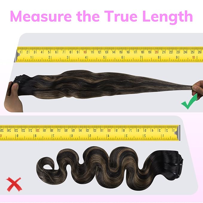 IDN BEAUTY Clip In Hair Extensions Real Human Hair, Yaki Straight 20 Inch 120g 7pcs, 1B/6/1B Balayage Natural Black to Chestnut Brown Remy Human Hair Extensions Clip Ins Real Human Hair Black Women