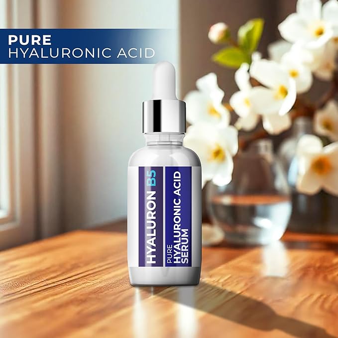 Hylunaric acid serum for Face - Acido Hialuronico B5 Serum for Women - Hydrating Serum for Fine Lines, Wrinkles & Anti Aging - 30ml