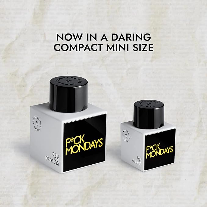 F*ck Mondays EDP - Perfumes for Women - Eau De Parfum - Cologne for Men - 20 ml / 0.67 fl. oz.