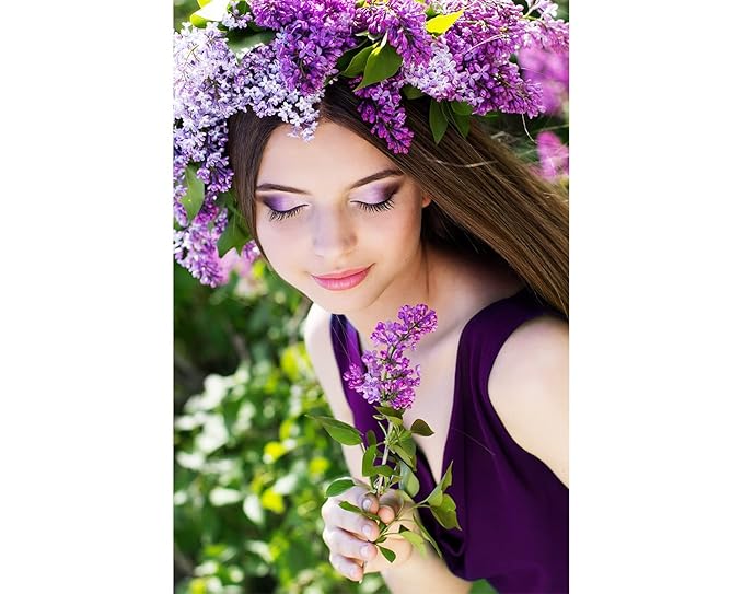 All Natural Solid Perfume True to Life Lilac Flower Scent In Full Bloom (1/4 oz Tin Jar (Easy Slide In Top))