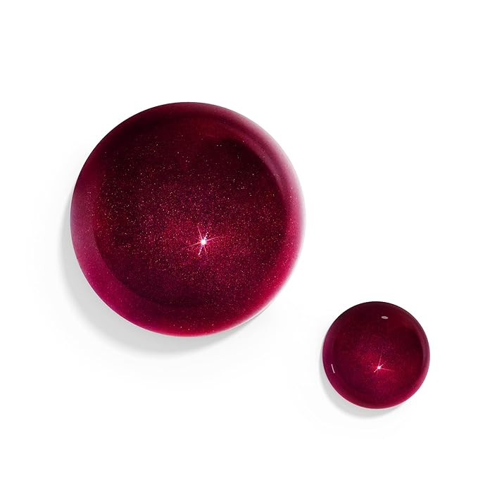 duri Nail Polish, 754 Social Bubble, Red Glitter Shimmer, Full Coverage, 0.45 Fl Oz