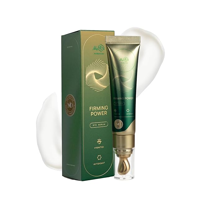 Firming Power Eye Serum with Caffeine & Vitamins - Hydrating, Brightening, and Reducing Puffiness for Under Eye Bags & Dark Circles | Vegan & Cruelty-Free, 15ml