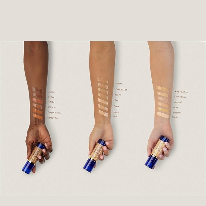 SeneGence MakeSense Original Foundation, Porcelain, 1 Fl Oz, Long-Lasting Oil-Free Formula with Skin-Nourishing Ingredients, Water-Resistant