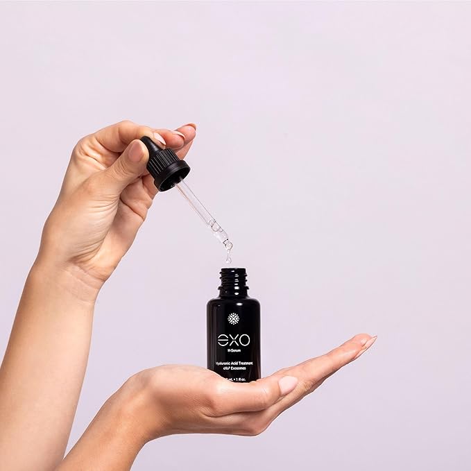 EXO SKIN SIMPLE - EXO H-SERUM™ Exoceuticals Hyaluronic Acid Treatment - Luxury Beauty Serum for Hydration - Premium Exosomes Skincare - Hydrating & Moisturizing with Aloe Vera - 30ml, 1fl.oz.