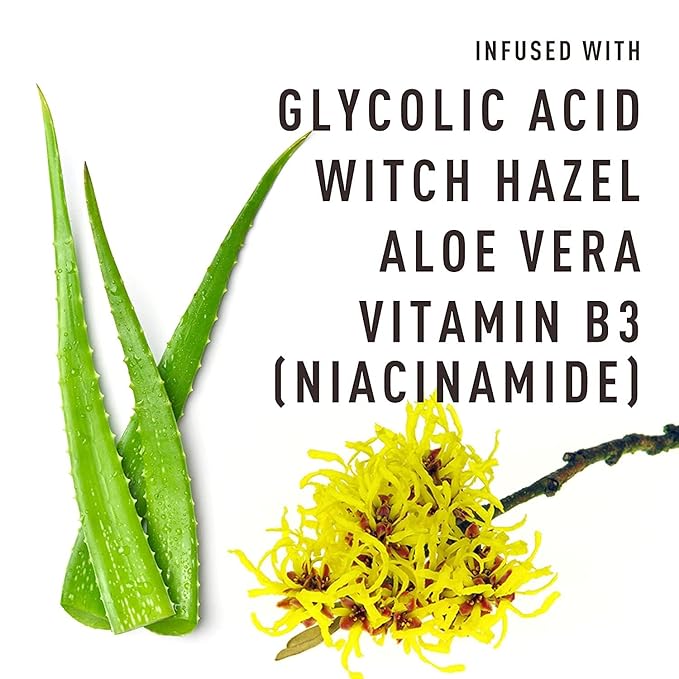 Bevel 10% Glycolic Acid Toner Pads for Face, Helps Remove Dead Skin Cells and Reduce Ingrown Hairs for Even Skin Tone and Texture, 45 Count (Packaging May Vary) (Pack of 2)