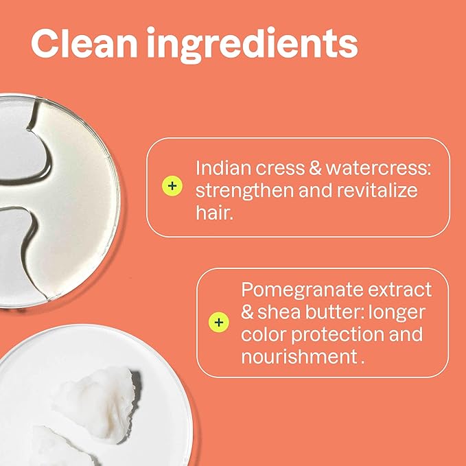 ATTITUDE Colorlast Hair Conditioner, For Color Treated Hair, Protects Color, Naturally Derived Ingredients, Vegan Detangler, Dermatologically Tested, Avocado Oil and Pomegranate, 8 Fl Oz