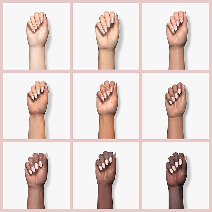duri Nail Polish, 718 Warm Seduction, Warm Pastel Natural Pink, Full Coverage, Glossy Finish, Fast Drying, Soft Look, 0.5 Fl Oz