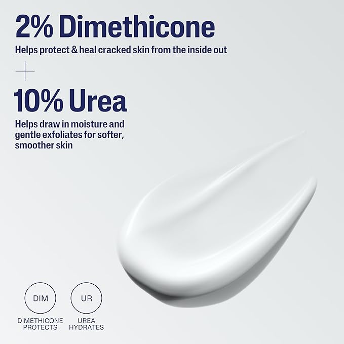 Cetaphil Cracked Skin Repair Lotion, 16 oz, For Very Rough & Cracked, Sensitive Skin, 24 Hour Hydration, Protects & Hydrates Cracked Skin, Hypoallergenic, Fragrance Free