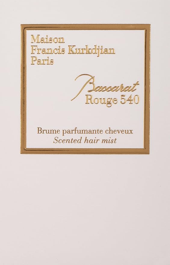 Maison Francis Kurkdjian Baccarat Rouge 540 Parfumante Scented Hair Mist For Women 2.4 Ounce