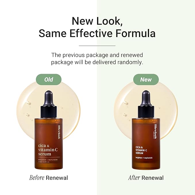 Meebak Korean Vitamin C Serum | Radiance Face Serum | Soothing Formula with Centella Asiatica, Panthenol & Adenosine for Glowing Skin | Lightweight Daily Formula