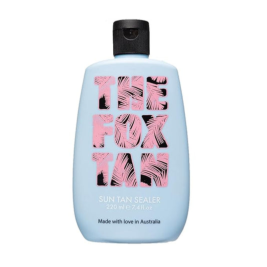 The Fox Tan Sun Tan Sealer, Moisture Rich Formula For Darker & Long-Lasting Tans, Creates Flawless, Glowing Skin, Vegan & Cruelty-Free, 220ml