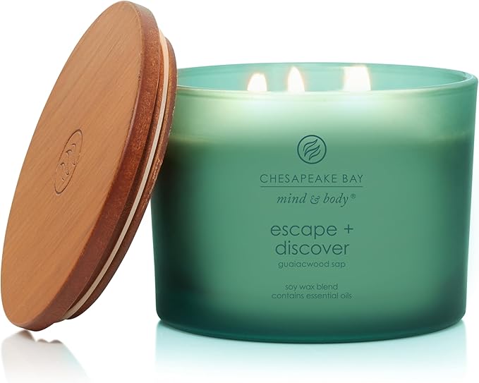 Chesapeake Bay Candle Escape + Discover 3-Wick Coffee Table Jar