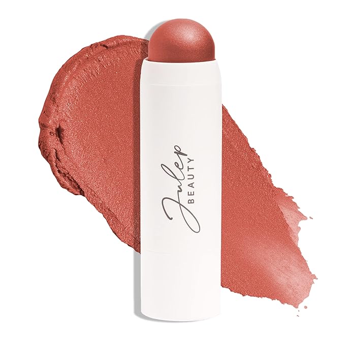 Julep Skip The Brush Cream to Powder Blush Stick - Desert Rose - Blendable and Buildable Color - 2-in-1 Blush and Lip Makeup Stick