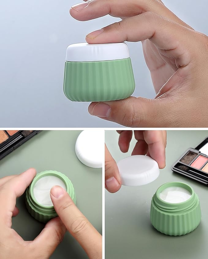 Travel Bottles 8 Pack, TSA Approved 3 oz Travel Containers with Clear Bag, Leak Proof Silicone Squeezable Essentials Jars