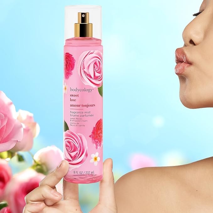 Bodycology Long-Lasting Fragrance Body Mist, Sweet Love, 8 fl oz