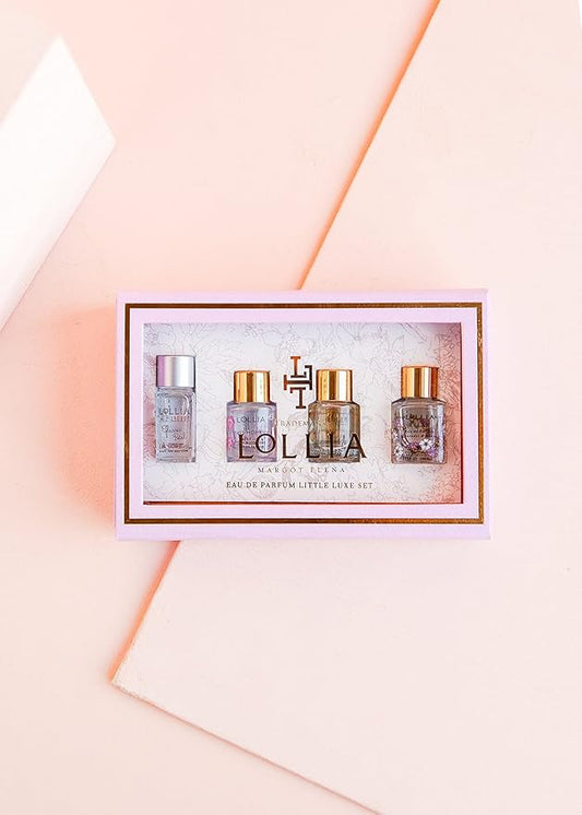 LOLLIA Little Luxe Eau de Parfum Bundle | A Beautifully Captivating Perfume | Sophisticated, Modern Scent Featuring Blushing Fragrance Notes