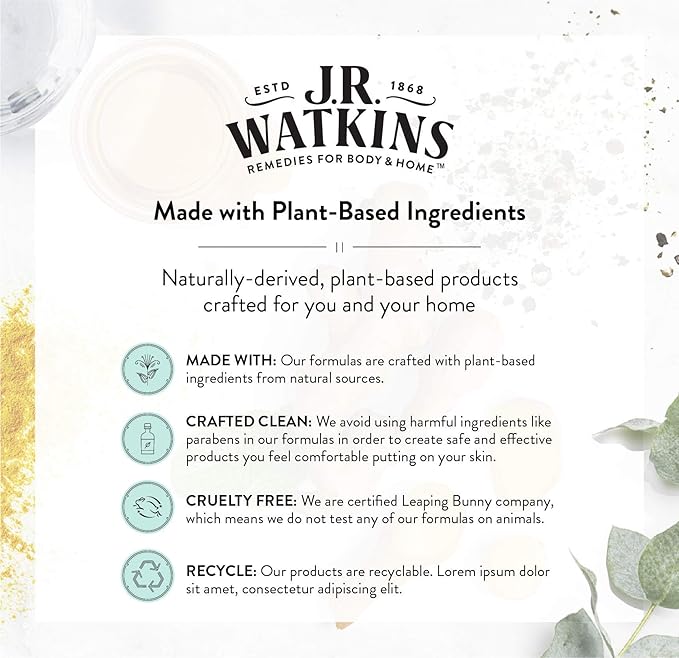 JR Watkins Natural Hydrating Body Oil Mist, Coconut Milk & Honey, Moisturizing Body Oil Spray for Glowing Skin and Cruelty Free, 6 fl oz