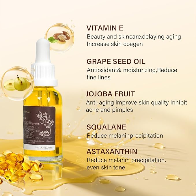 UWPU-80,000 IU Vitamin E Oil Natural Extraction of Bakuchiol, Wrinkles and Age Spots, Vitamin E Oil for Scars Enhancement of Skin Collagen Moisturized, for all Skin Types-30ml / 1 Oz