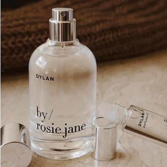 By Rosie Jane Eau De Parfum Spray (Dylan) - Clean Perfume for Women - Non-Toxic Body Mist with Notes of Bergamot Blossom, Guaiac Wood & Amber Silk - Paraben, Sulfate & Phthalate Free (50ml)