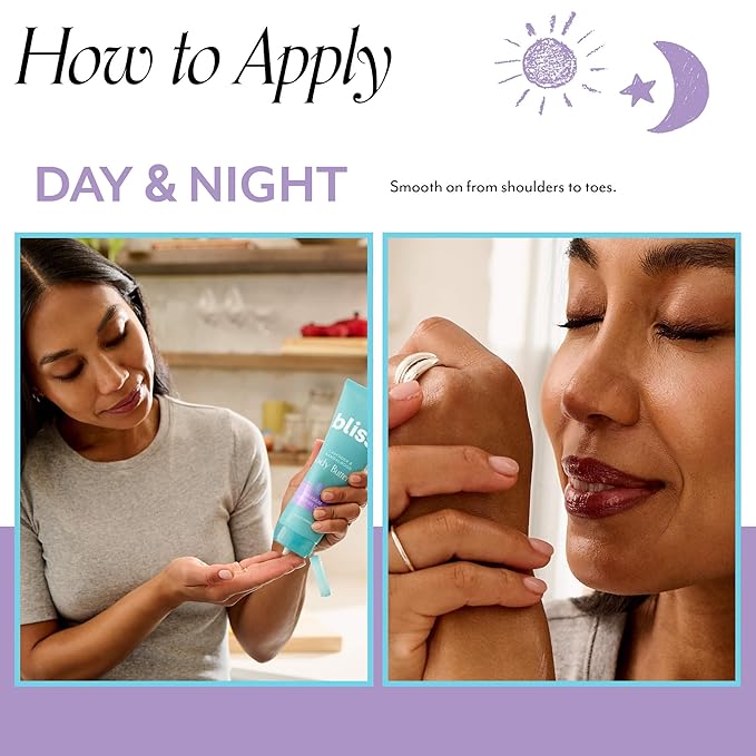 Bliss Body Butter - Lavender and Sandalwood - Maximum Moisture Cream - 6.7 Fl Oz - Body Lotion for Dry Skin - Long-Lasting Moisturizer for Women & Men - Vegan and Cruelty-Free