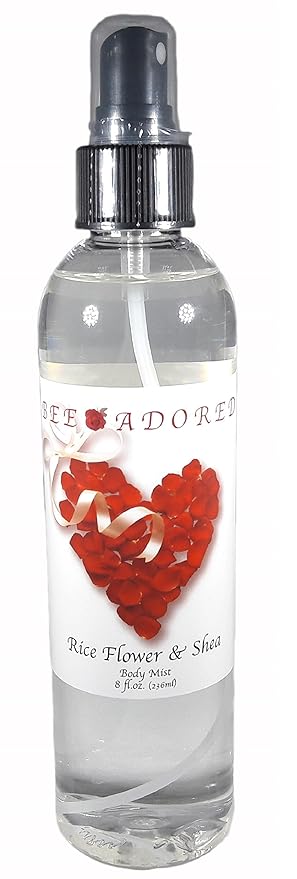 Body Spray, Rice Flower & Shea, 8 Fluid Ounce