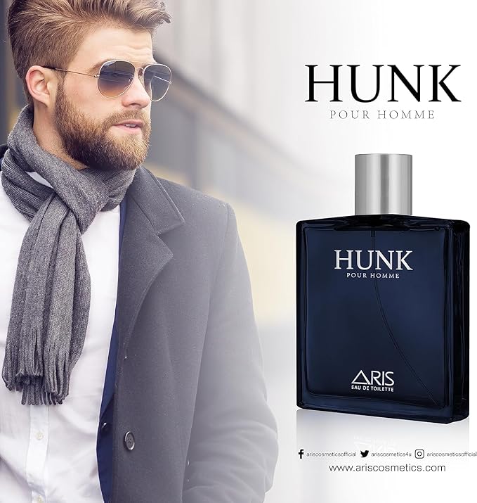 Hunk Eau de Parfum – Long-Lasting Lemon and Woody Fragrance for Men – 100mL Perfume Spray with Bonus 15mL Perfume Sample (Randomly Selected)