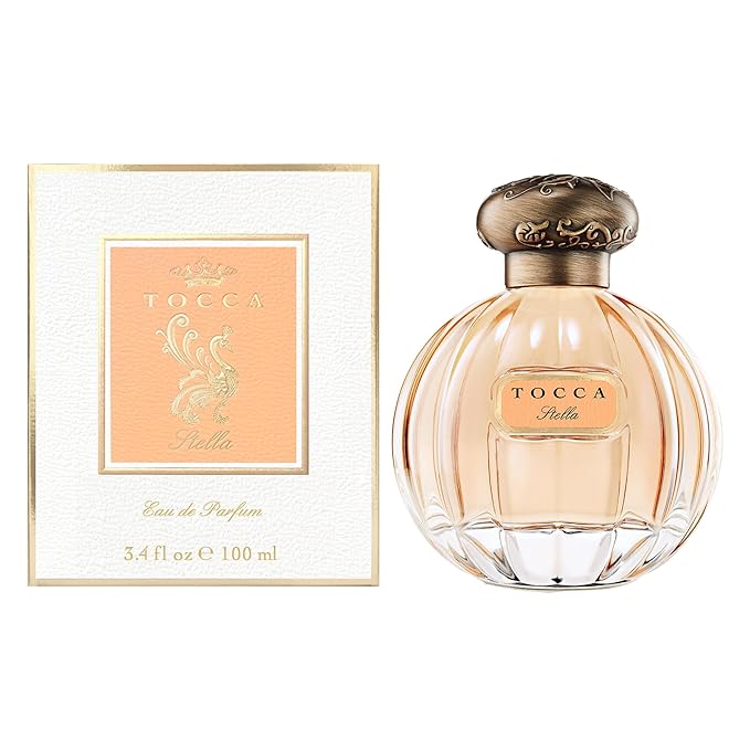 Tocca Stella Perfume Set for Women, 100 ml (3.38 oz) + 10 ml (0.34 oz) - Fresh Floral, Blood Orange, Freesia, Spicy Lily ($172 Value)