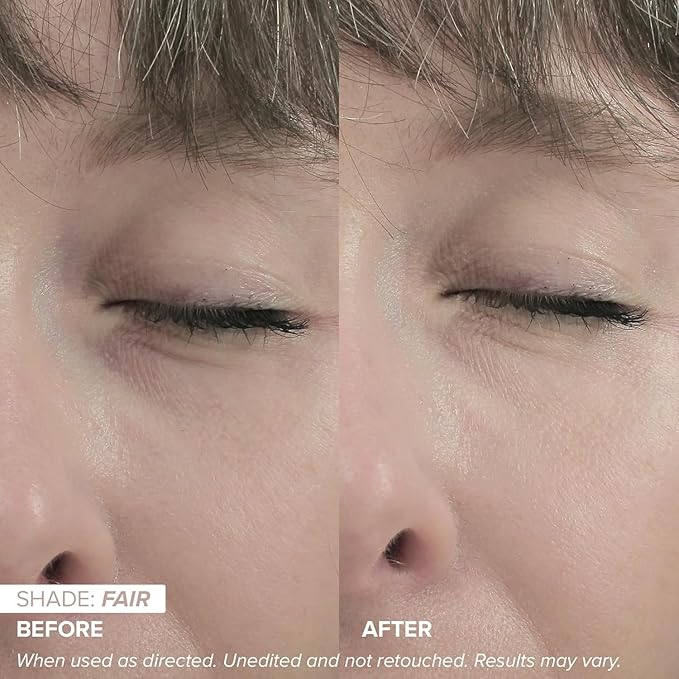 DRMTLGY Luminous Eye Corrector SPF 41, Under Eye Color Corrector for Dark Circles, Anti-Aging Tinted Eye Cream, Hydrating Eye Serum with Peach Undertone, Tan