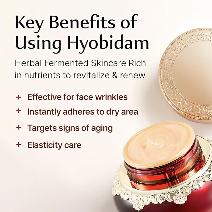 Sooryehan Hyobidam Fermented Eye Cream (0.84 fl oz) - Korean Skincare, Luxury Premium High-end Cream by LG Beauty. Intensive Skin Care.