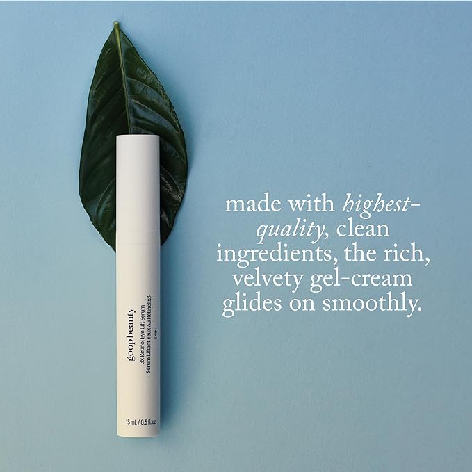 goop Beauty 3x Retinol Eye Lift Serum | Fine Lines and Wrinkles Treatment | 0.5 fl oz