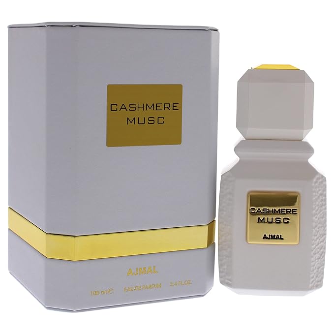 Ajmal Cashmere Musc Eau De Parfum 3.4 Oz / 100 ML For Men & Women | Long Lasting Musc Fragrance - Made In Dubai