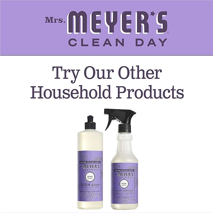 MRS. MEYER'S CLEAN DAY Room and Air Freshener Spray, Non-Aerosol Spray Bottle Infused with Essential Oils, Lilac, 8 fl. oz