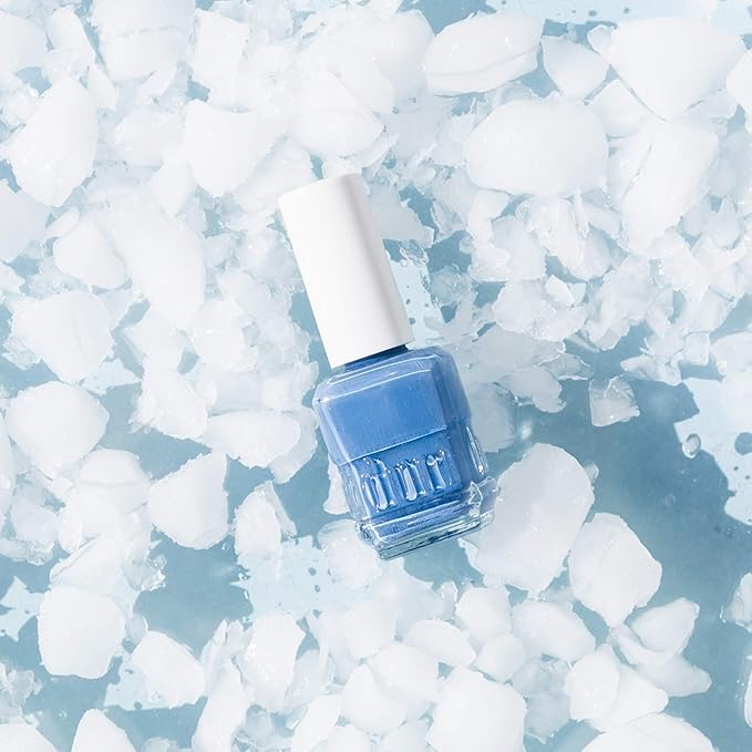 duri Nail Polish, 783 Freeze The Day, Muted Blue, Full Coverage, Glossy Finish, Quick Drying, 0.45 Fl Oz