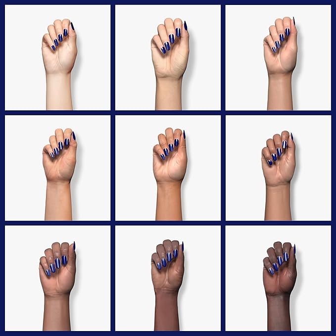 duri 690 Blue Cake Nail Polish, Navy Blue Color, Glossy Finish | Full Coverage | Lasting, 0.45 Fl Oz