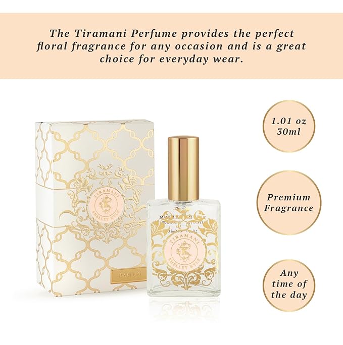 Shelley Kyle Tiramani Perfume with Perfect Floral Fragrance, Long-Lasting Scent, Great Choice for Everyday Wear, 30ml