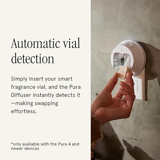 PuraHome Scent Refill - Smart Home Air Diffuser - Up to 120-Hours of Luxury Fragrance per Refill - Home Essential - Clean & Safe Diffuser Fragrance - 2 Pack, Banana Birch