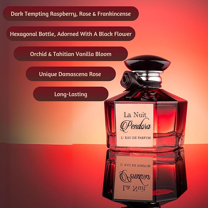 LA NUIT Pendora EDP Perfumes for Women's Fragrance for Her | Ladies Scent L' Eau De Parfum | 100 ml (LA Nuit)