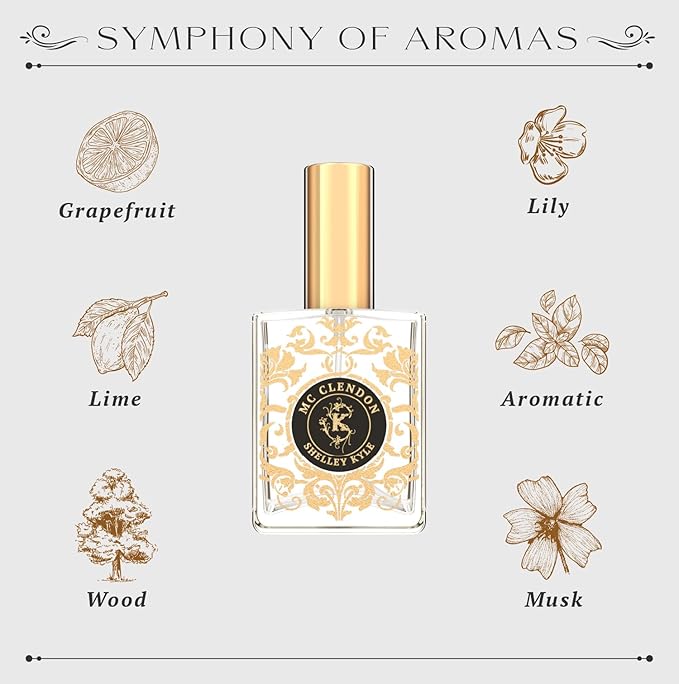 McClendon Perfume, Refreshing Unisex Aromatic Citrus Fragrance, Perfect Scent for Any Time, 30ml