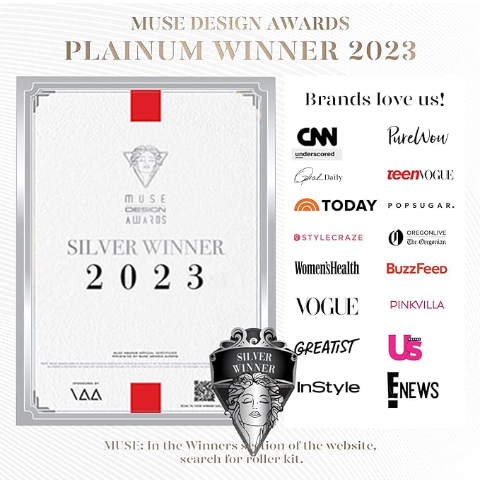 BAIMEI IcyMe Jade Roller & Gua Sha, Face Roller Redness Reducing Skin Care Tools, Self Care for Men Women, Massager for Face, Eyes, Neck, Relieve Fine Lines and Wrinkles - Rose Quartz