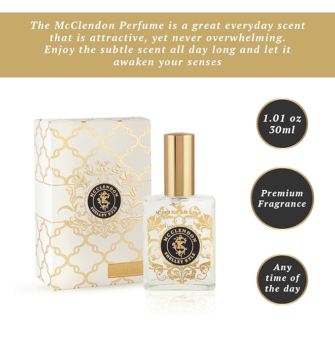 McClendon Perfume, Refreshing Unisex Aromatic Citrus Fragrance, Perfect Scent for Any Time, 30ml