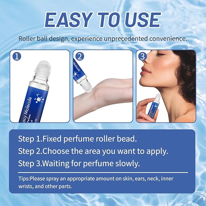 Pheromone Perfume for Women – Roll-On Travel Size Rollerball Fragrance – Long-Lasting Clean Scent with Essential Oils – 0.34 Fl Oz (10ml) (TOUCH ME)
