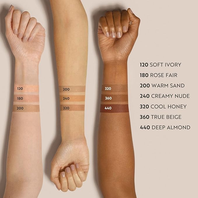 M. Asam MAGIC FINISH Supercharge Serum Foundation Soft Ivory (1.01 Fl Oz) - Moisturizing Make Up & Firming Face Serum In One, Anti-aging CC Cream With Optimal Coverage & Hyaluronic Acid