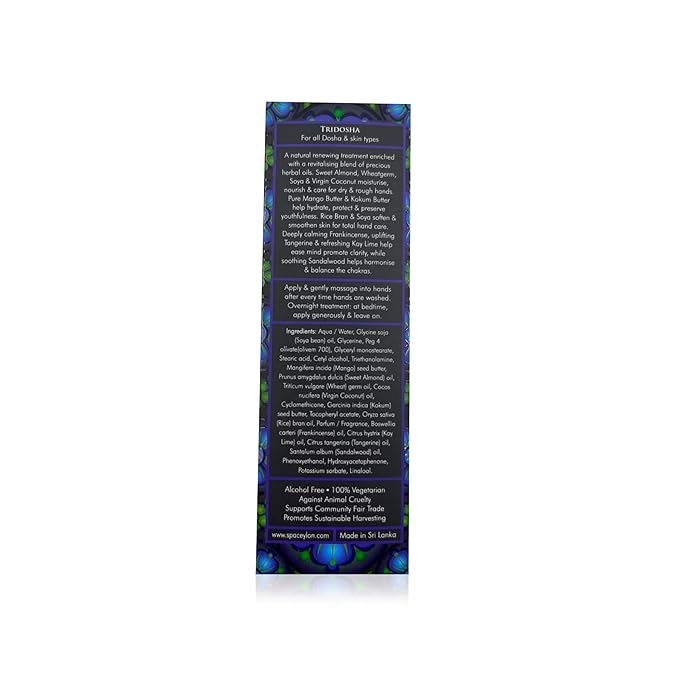 SPA CEYLON Frankincense Kay Lime Intensive Hand Cream | Hand Lotion | Natural Ingredients | for All Skin Types