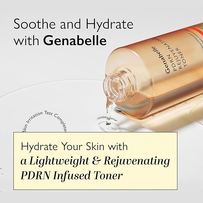 PDRN Rejuvenating Toner - Deep Hydration & Skin Barrier Support with PDRN, Panthenol, Hyaluronic Acid - Soft & Glowing Skin - 10.14 fl.oz/300ml